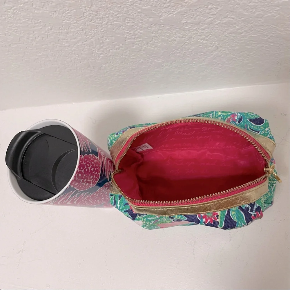 Lilly Pulitzer Lounge Towel + Mug + Pouch BUNDLE 🏝️